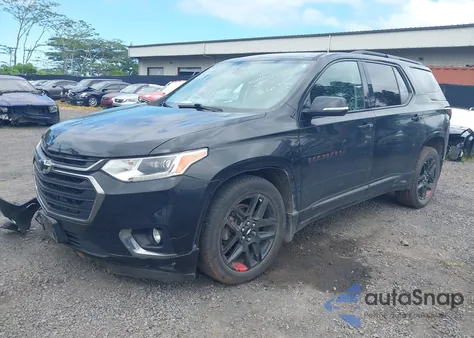 2018 Chevrolet Traverse Premier z USA, uszkodzony, nr VIN 1GNEVJKWXJJ248581